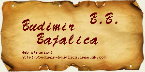 Budimir Bajalica vizit kartica